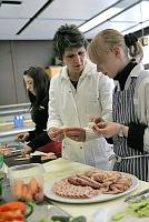 Bildungsakademie Tübingen<br>Fleischereifachverkäufer-innen<br>Guiseppina Fragale und Melanie Hasselberg